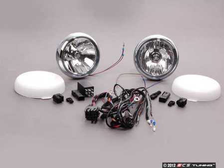 ES#174047 - 63210420292 - Driving Lights Retrofit Kit - Chrome - Add rally lights to your MINI grille - Genuine MINI - MINI