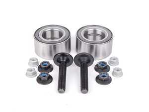 ES#2594434 - 4B0498625KT - Front Wheel Bearing Kit - Pair (75MM) - (NO LONGER AVAILABLE) - Includes both bearings, axle bolts, and self locking nuts - Rein - 