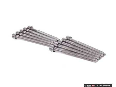 ES#2568874 - 06D198385D - Cylinder Head Bolt Set - A full set 10 head bolts to secure your cylinder head. M10x1.5x112 - Victor Reinz - Audi Volkswagen