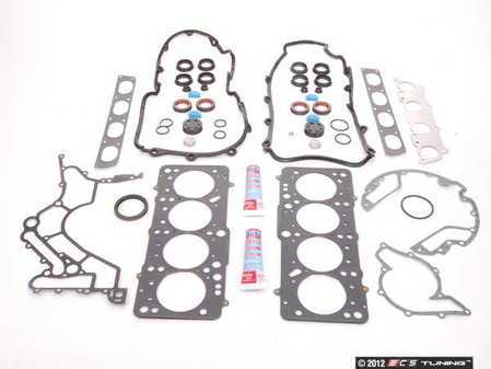ES#2598643 - 077103161GKT - Engine Gasket Set - Includes all new gaskets and seals for your rebuild - Assembled By ECS - Audi