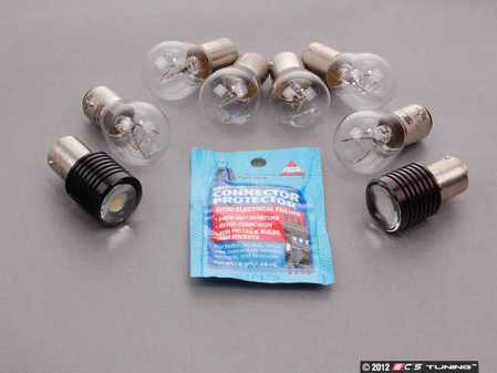ES#2582058 - B5A5ZIZAKT-1 - Tail Light Bulb Refresh Kit - Featuring Ziza LED reverse lights - Assembled By ECS - Audi