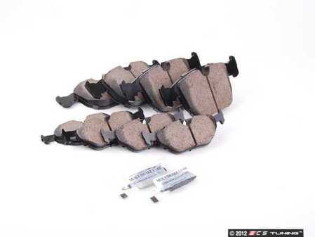 ES#2588745 - EUR681KT - Front & Rear Euro Ceramic Brake Pad Kit - Offers excellent pedal feedback, low dust, and smooth initial bite. A favorite among BMW enthusiasts. - Akebono - BMW