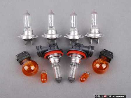 ES#2581950 - N10320102KT2 - Front Bulb Refresh Kit - Halogen - Avoid bulb outages before they happen with this front exterior bulb kit! - Assembled By ECS - Audi