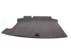 ES#313313 - 1J5863463R1BS - Trunk Carpet - Black - Covers the spare tire, includes bezel for handle - Genuine Volkswagen Audi - Volkswagen
