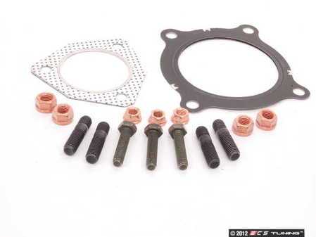 ES#2575492 - 1H0253115DKT1 - Catalytic Converter Installation Kit - Contains all of the hardware you need to install a new catalytic converter on your A4 - Assembled By ECS - Audi