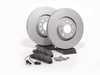 ES#2083420 - 8D0698002 - Front Brake Service Kit - Featuring Zimmermann rotors and ECS DD23 "Daily Driver" ceramic pads. - Assembled By ECS - Audi