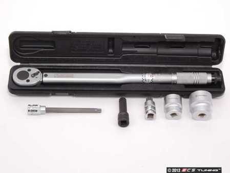 ES#2598155 - SCHTOOLSEUR1KT - Universal European 1/2" Drive Socket & Torque Wrench Kit - (NO LONGER AVAILABLE) - Comprehensive torque wrench kit consisting of various 1/2" drive sockets commonly used on your European vehicle - Schwaben - Audi BMW Volkswagen Mercedes Benz MINI Porsche