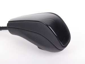 ES#47661 - 25160415481 - Leather Shift Knob - Automatic Transmission - (NO LONGER AVAILABLE) - Featuring a black center and black leather sides - Genuine BMW - 
