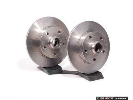 ES#33 - 357615601BKT2 - Rear Brake Rotors - Pair (226x10) - Features Brembo's special UV paint treatment that guarantees superior corrosion resistance. - Brembo - Volkswagen