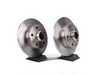 ES#33 - 357615601BKT2 - Rear Brake Rotors - Pair (226x10) - Features Brembo's special UV paint treatment that guarantees superior corrosion resistance. - Brembo - Volkswagen