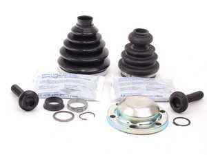 ES#2592775 - 8N0498203KT2 - Front inner & outer CV Joint Refresh Kit - Stage 1 - Inner & outer boot replacements with hardware for one axle - Assembled By ECS - Audi Volkswagen