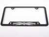 ES#4562855 - 51805A5CFA2 - MINI Black Jack License Plate Frame - Black - Priced Each  - With the gray / black color scheme - Genuine MINI - MINI