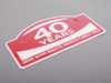 ES#196103 - 82120390429 - MINI Monte Carlo Marque - 40 Years - Priced Each - (NO LONGER AVAILABLE) - For the front license plate location - Genuine MINI - 