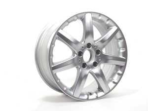ES#1821158 - 66471511 - 7 Spoke Wheel - Priced Each - 17x7.5, 5x112, ET37 - Genuine Mercedes Benz - Mercedes Benz