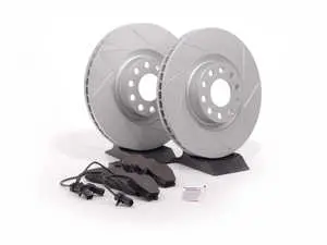 Front Performance RPS Kit - ECS Slotted Rotors & Hawk HPS Pads