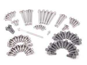 ES#17508 - 11110426591 - Engine Block Fastener Set - A complete set of one time use aluminum bolts for the engine block - Genuine BMW - BMW