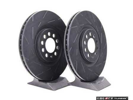 ES#523016 - USR930 - Front Slotted Sport Rotors (312x25) - Pair - Upgrade to a slotted rotor for improved braking - EBC - Audi Volkswagen