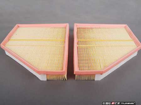 ES#261367 - 13717548897898 - Air Filter - Pair - Includes both required air filters - Mann - BMW