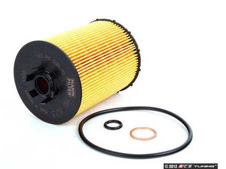 ES#257541 - 11427542021 - Oil Filter Kit - Includes all related gaskets - Mann - BMW