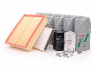 ES#3105 - B5ATWQUA40KSK -  40k Scheduled Service Kit - Standard Size Oil Filter - Everything you need to perform the recommended 40k mile service - Assembled By ECS - Audi