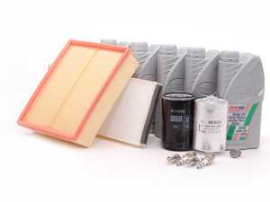 ES#3104 - B5AEBQUA40KSK -  40k Scheduled Service Kit - Standard Size Oil Filter - Everything you need to perform the recommended 40k mile service - Assembled By ECS - Audi