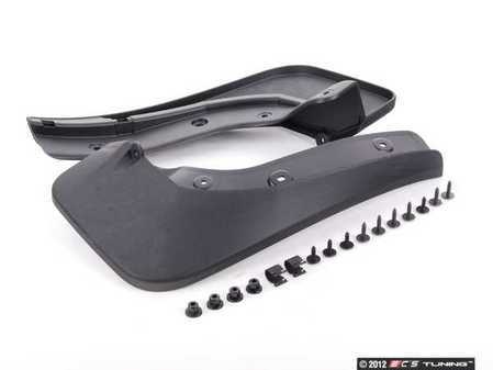 ES#2536364 - 3C8075101A - Mudflap / Splash Guard Kit - Rear - Protect your car from road debris - Genuine Volkswagen Audi - Volkswagen