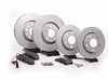 ES#2102255 - 8D0698012 - Front & Rear Brake Service Kit - Featuring ECS V5 coated rcoated rotors and ECS DD23 "Daily Driver" ceramic pads. - Assembled By ECS - Audi