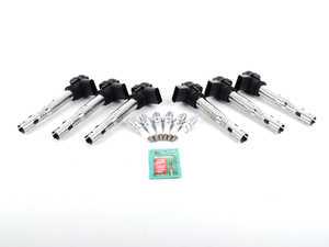 ES#2535705 - 07K905715FKT2 - Ignition Service Kit - Includes six OE coils and spark plugs - Genuine Volkswagen Audi - Audi
