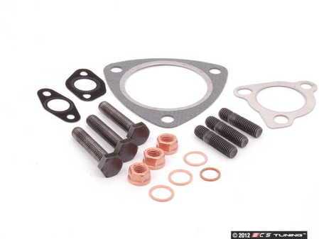 ES#3366 - B5KO4IK -  K03/K04 Turbocharger Installation Kit - All hardware & gaskets to install a new turbocharger - Assembled By ECS - Audi Volkswagen