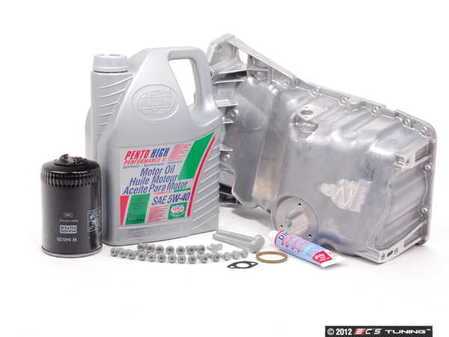 ES#2603028 - 06B103601CAKT - Oil Pan Replacement Kit - Everything required to replace your leaking pan, including the oil change - Assembled By ECS - Audi