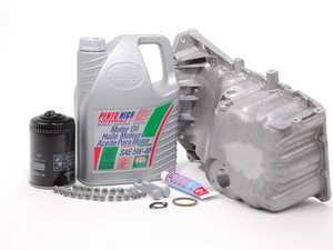 ES#2602596 - 06B103601CDKT - Oil Pan Replacement Kit - Everything required to replace your leaking pan, including the oil change - Assembled By ECS - Audi