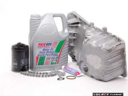 ES#2602596 - 06B103601CDKT - Oil Pan Replacement Kit - Everything required to replace your leaking pan, including the oil change - Assembled By ECS - Audi