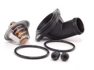 ES#2580971 - 030121121BKT1 - Complete Thermostat Replacement Kit - Includes a genuine 87C thermostat, housing, o-ring and stretch bolts - Assembled By ECS - Volkswagen