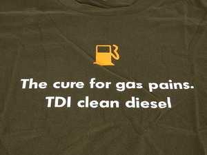 ES#517736 - 13818-LG - "Cure For Gas Pains" Tee - Large - (NO LONGER AVAILABLE) - Spread the word how great your TDI is without saying a word! - DriverGear - 