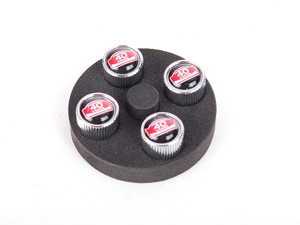 ES#64114 - 36110391966 - Monte Carlo MC40 Valve Stem Caps Set - Priced As Set - (NO LONGER AVAILABLE) - Get the MC40 emblem look - Genuine MINI - 
