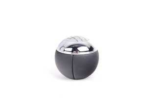 ES#47318 - 25117542272 - MINI Gear Shift Knob 6 Speed Leather / Chrome - Upgrade your shift knob and add some leather - Genuine MINI - MINI