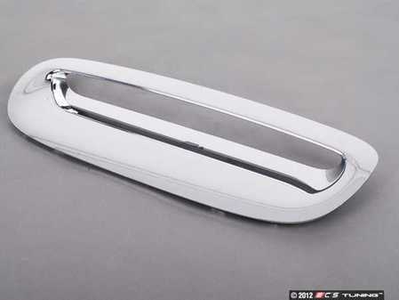 ES#77028 - 51130406979 - Chrome SC Inlet Surround - (NO LONGER AVAILABLE) - Upgrade your MINI hood supercharger inlet molding - Genuine MINI - 