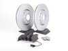 ES#2561912 - 8E0615301RKT1 - Front Brake Service Kit - Featuring ECS V5 rotors and ECS DD23 ceramic pads. - Assembled By ECS - Audi