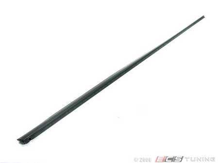 ES#93880 - 51328227626 - Matte Shadowline Trim - Right - Located on the outside of the front door running perpendicular to the "B" pillar - Genuine BMW - BMW
