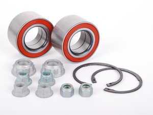 ES#2594438 - 8L0498625KT - Front Wheel Bearing Kit - Includes both front wheel bearings with installation hardware - Assembled By ECS - Audi