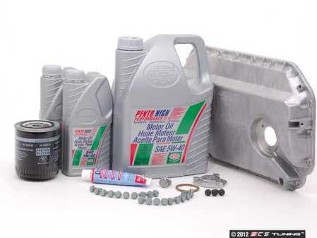 ES#2602427 - N90824401KT2 - Oil Pan Replacement Kit - Everything required to replace your leaking pan, including the oil change - Assembled By ECS - Audi