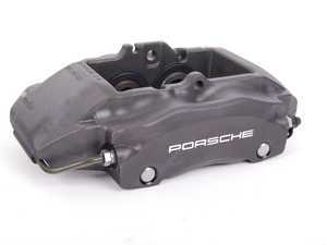 ES#9080 - 98635142203 - Front Brake Caliper - Black - Right side fitment - does not include hardware - Genuine Porsche - Porsche