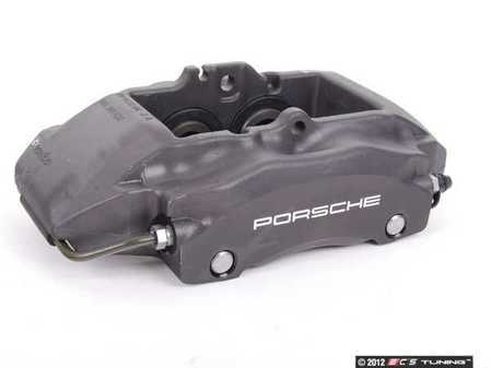 ES#9080 - 98635142203 - Front Brake Caliper - Black - Right side fitment - does not include hardware - Genuine Porsche - Porsche