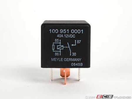 ES#1831766 - 141951253B - Multipurpose Relay - Priced Each - Replacement 4-pin/40 amp relay - Meyle - Audi Volkswagen
