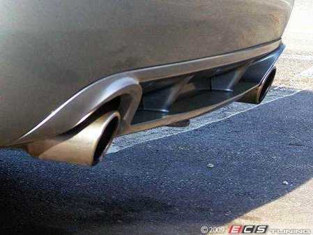 ES#4543 - 8EC071611A9AX - Rear Diffuser / Valance - (NO LONGER AVAILABLE) - Single piece, sport diffuser from Audi Zubehr - Audi Zubehor - 