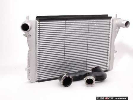 ES#2598657 - 1K0145803PKT - European S3 Intercooler Kit - This aluminum intercooler kit can improve your cooling efficiency up to 30%, includes necessary hoses! - Assembled By ECS - Volkswagen