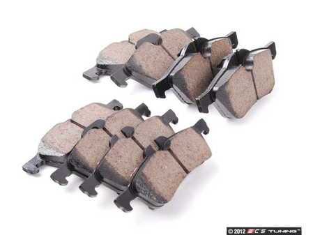 ES#2587705 - 34116770332KT2 - Brake Pad Kit - Akebono - Replacement brake pads to restore your stopping power : Front & Rear - Assembled By ECS - MINI