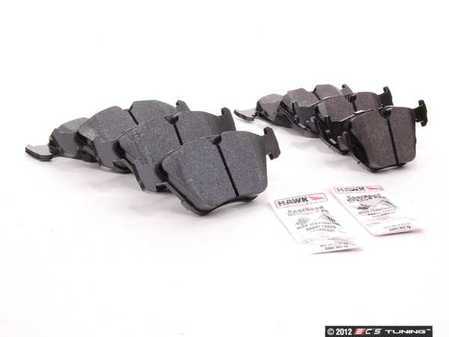 ES#2593951 - HB464Z.764KT1 - Front And Rear Brake Pad Kit - Hawk Ceramic - Pads featuring ceramic composite compound for ultra low noise and dust - Hawk - BMW