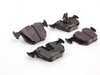 ES#2593951 - HB464Z.764KT1 - Front And Rear Brake Pad Kit - Hawk Ceramic - Pads featuring ceramic composite compound for ultra low noise and dust - Hawk - BMW