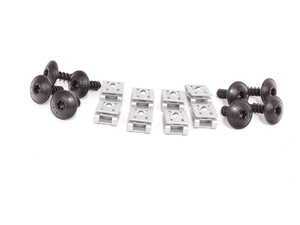 ES#2593957 - 1K0825235AE8 - Belly Pan Installation Hardware Kit - Includes all required clips and screws - Genuine Volkswagen Audi - Volkswagen
